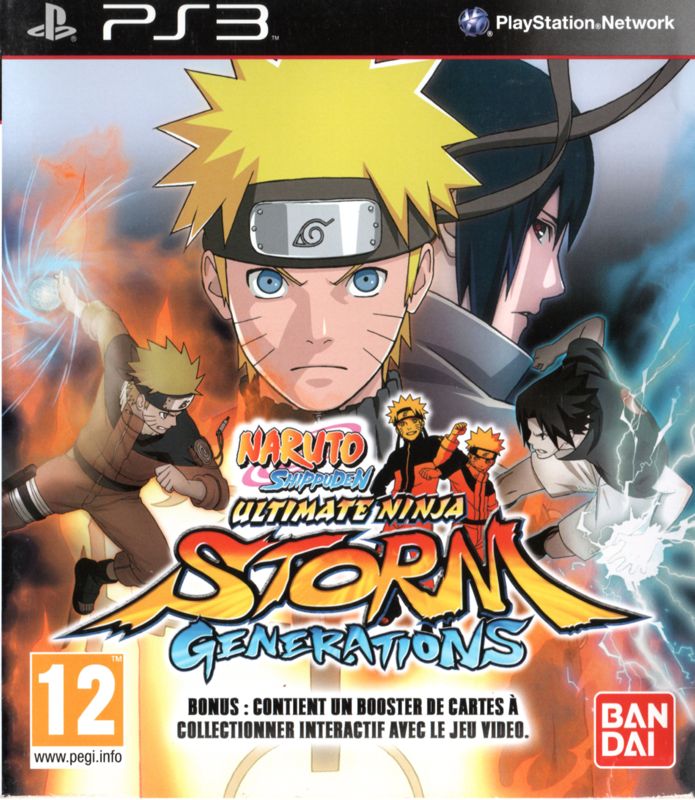 Naruto Shippuden Ultimate Ninja Storm Generations box art for Playstation 3